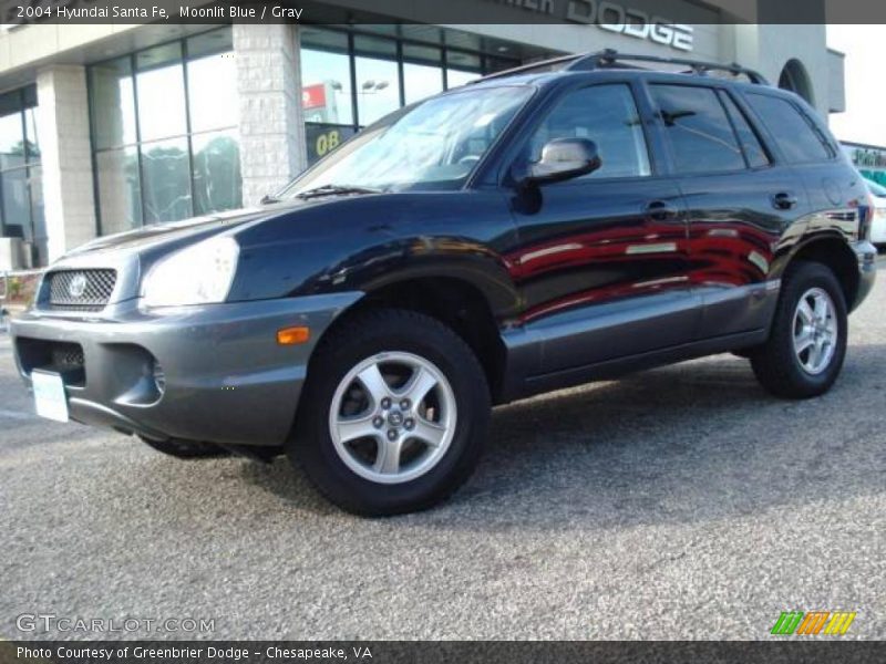 Moonlit Blue / Gray 2004 Hyundai Santa Fe