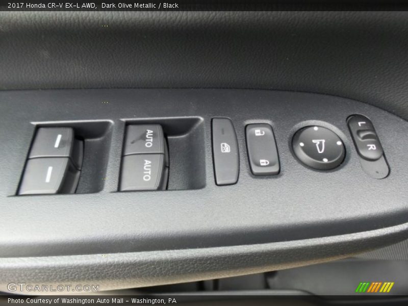 Dark Olive Metallic / Black 2017 Honda CR-V EX-L AWD