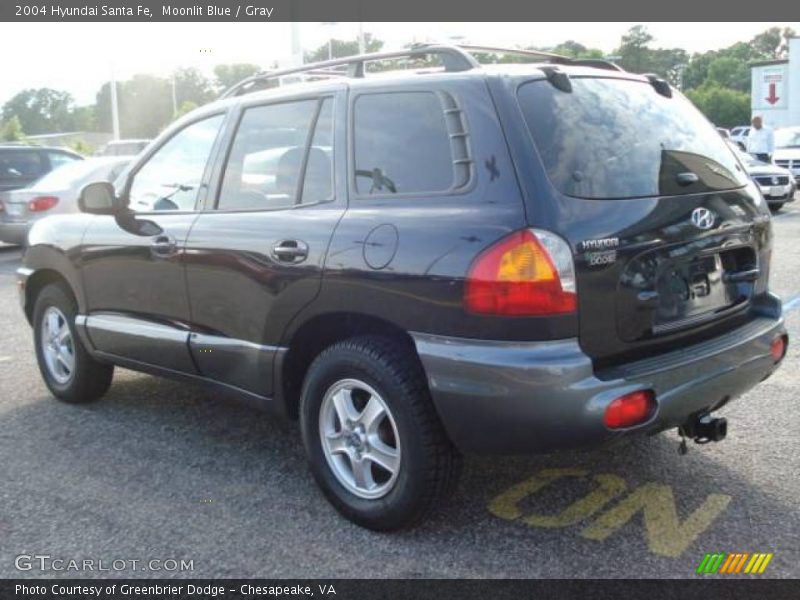 Moonlit Blue / Gray 2004 Hyundai Santa Fe