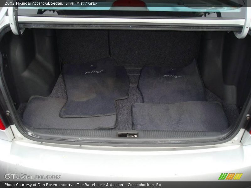Silver Mist / Gray 2002 Hyundai Accent GL Sedan