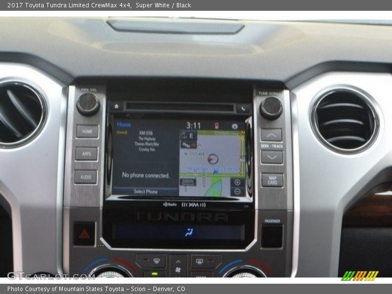 Super White / Black 2017 Toyota Tundra Limited CrewMax 4x4