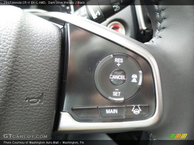 Dark Olive Metallic / Black 2017 Honda CR-V EX-L AWD