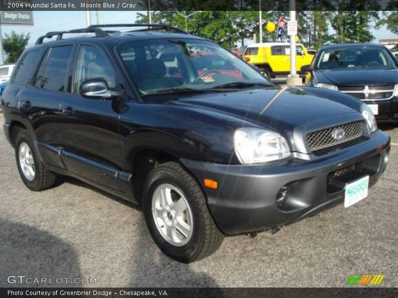 Moonlit Blue / Gray 2004 Hyundai Santa Fe