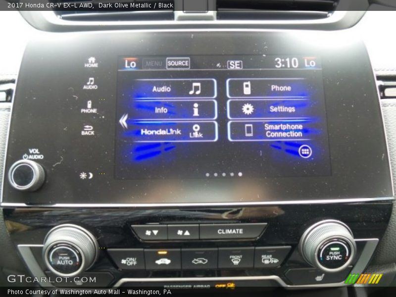 Dark Olive Metallic / Black 2017 Honda CR-V EX-L AWD