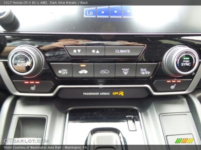 Dark Olive Metallic / Black 2017 Honda CR-V EX-L AWD