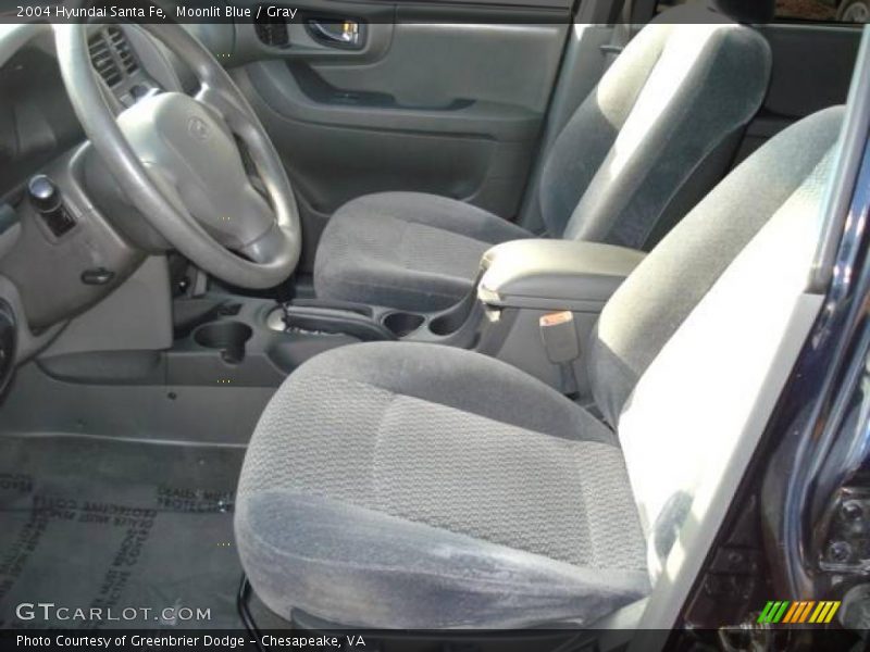 Moonlit Blue / Gray 2004 Hyundai Santa Fe