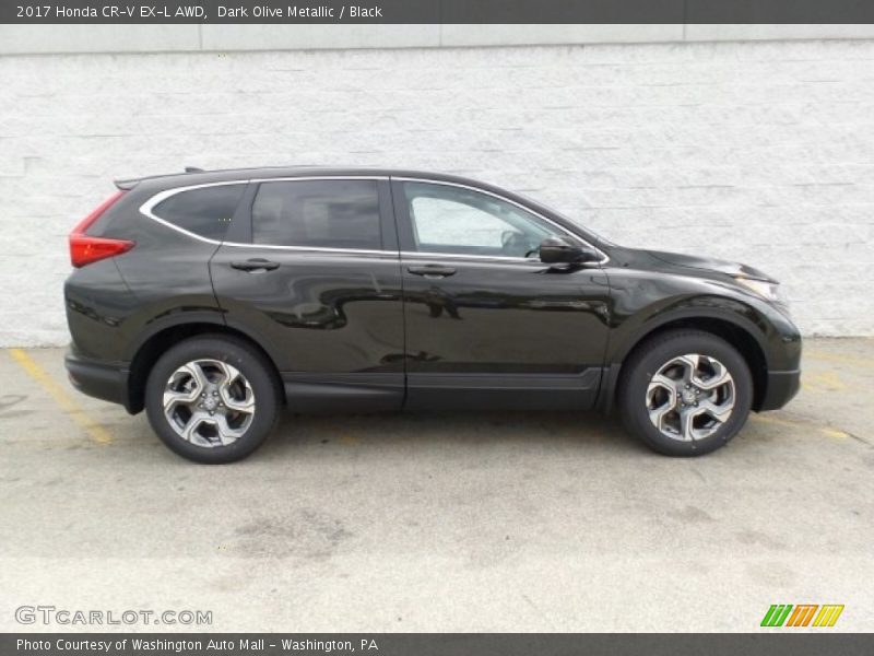 Dark Olive Metallic / Black 2017 Honda CR-V EX-L AWD