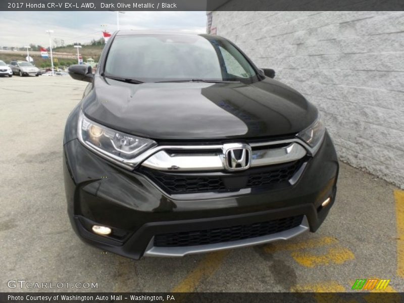 Dark Olive Metallic / Black 2017 Honda CR-V EX-L AWD