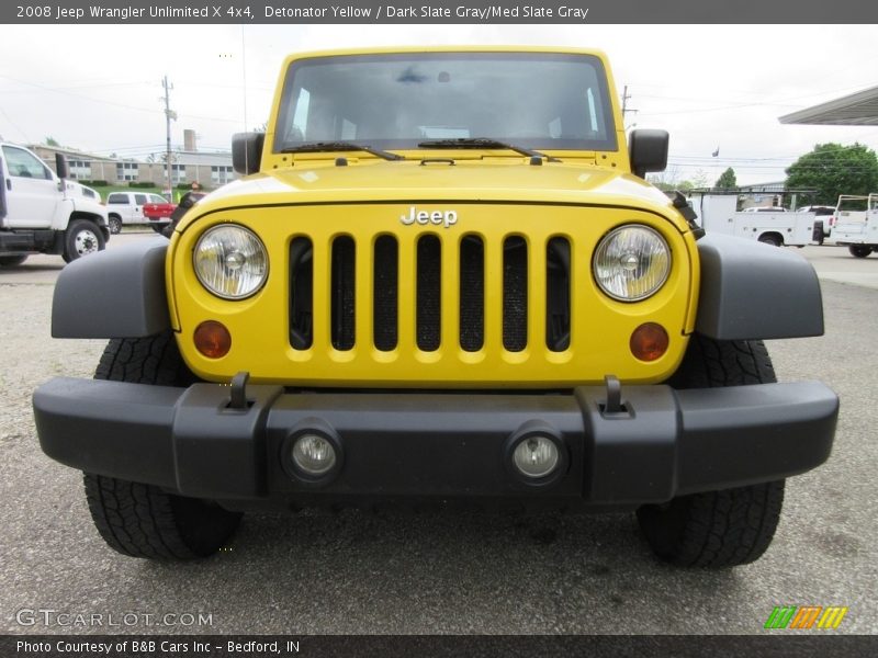 Detonator Yellow / Dark Slate Gray/Med Slate Gray 2008 Jeep Wrangler Unlimited X 4x4