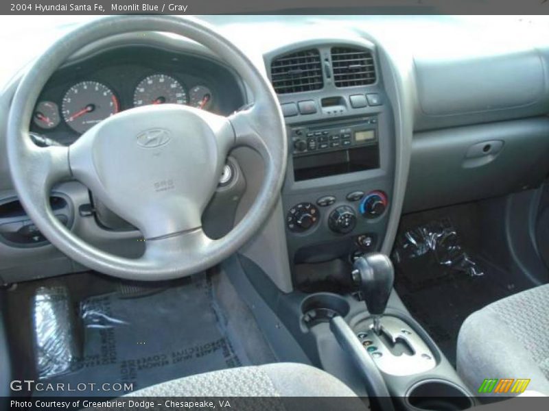 Moonlit Blue / Gray 2004 Hyundai Santa Fe
