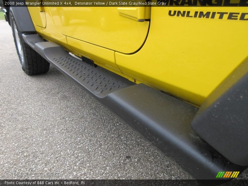 Detonator Yellow / Dark Slate Gray/Med Slate Gray 2008 Jeep Wrangler Unlimited X 4x4