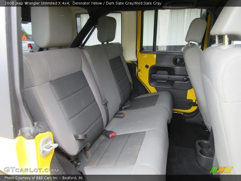 Detonator Yellow / Dark Slate Gray/Med Slate Gray 2008 Jeep Wrangler Unlimited X 4x4