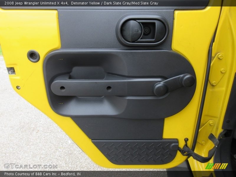 Detonator Yellow / Dark Slate Gray/Med Slate Gray 2008 Jeep Wrangler Unlimited X 4x4