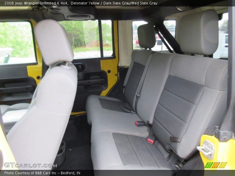 Detonator Yellow / Dark Slate Gray/Med Slate Gray 2008 Jeep Wrangler Unlimited X 4x4
