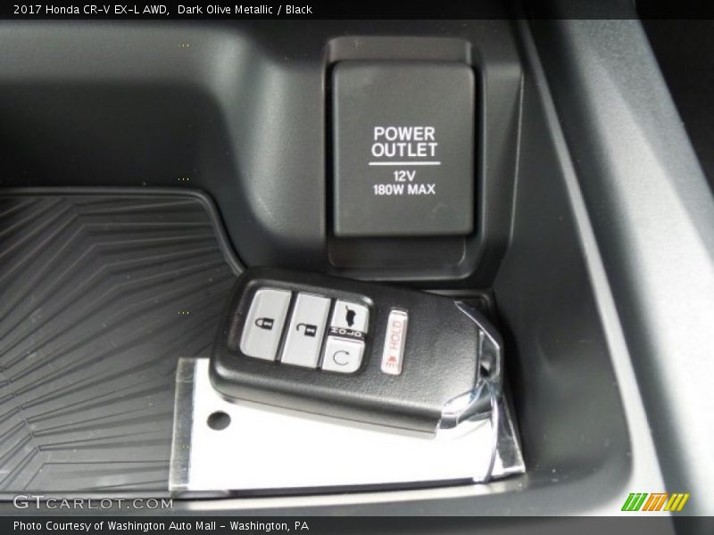Dark Olive Metallic / Black 2017 Honda CR-V EX-L AWD