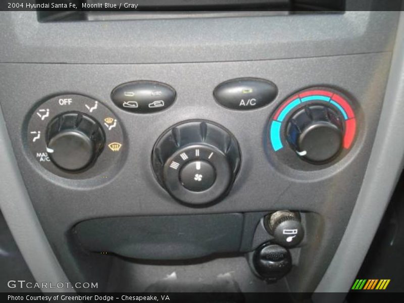 Moonlit Blue / Gray 2004 Hyundai Santa Fe