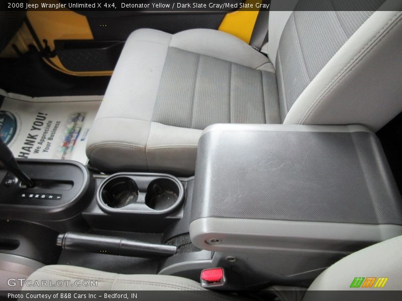 Detonator Yellow / Dark Slate Gray/Med Slate Gray 2008 Jeep Wrangler Unlimited X 4x4