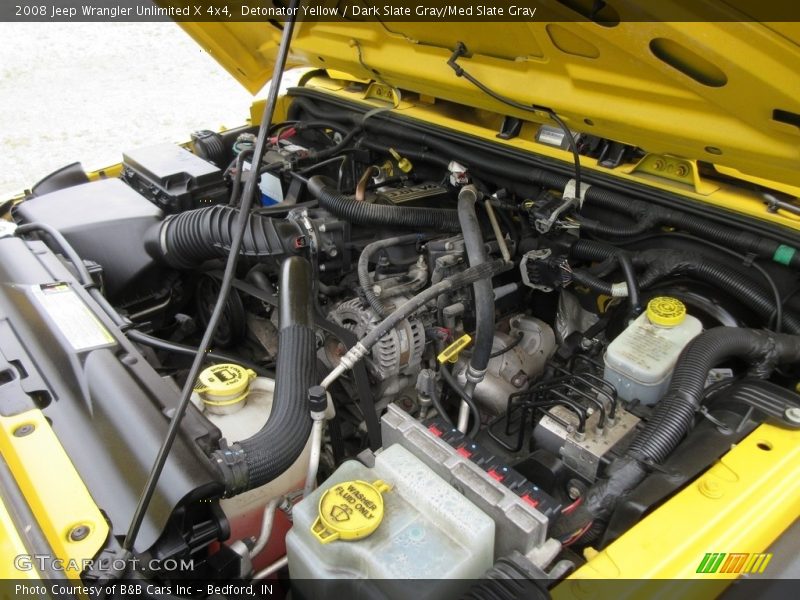 Detonator Yellow / Dark Slate Gray/Med Slate Gray 2008 Jeep Wrangler Unlimited X 4x4