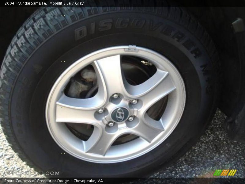 Moonlit Blue / Gray 2004 Hyundai Santa Fe