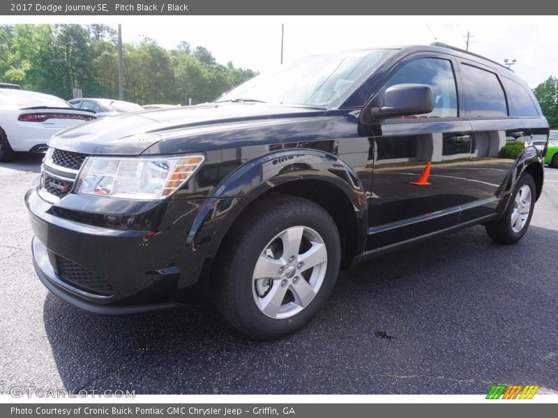 Pitch Black / Black 2017 Dodge Journey SE