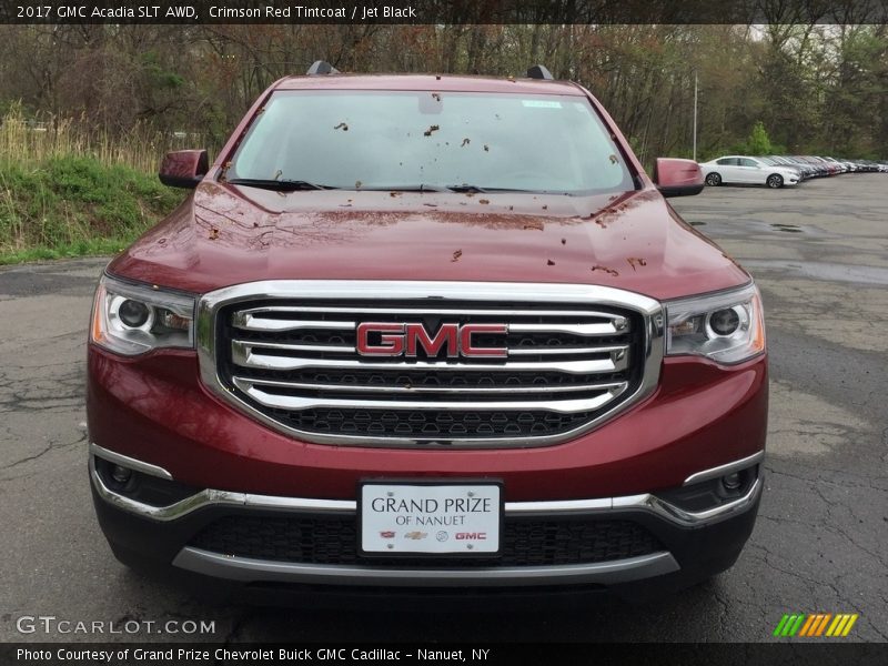 Crimson Red Tintcoat / Jet Black 2017 GMC Acadia SLT AWD