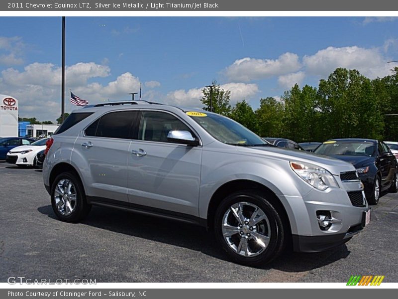 Silver Ice Metallic / Light Titanium/Jet Black 2011 Chevrolet Equinox LTZ