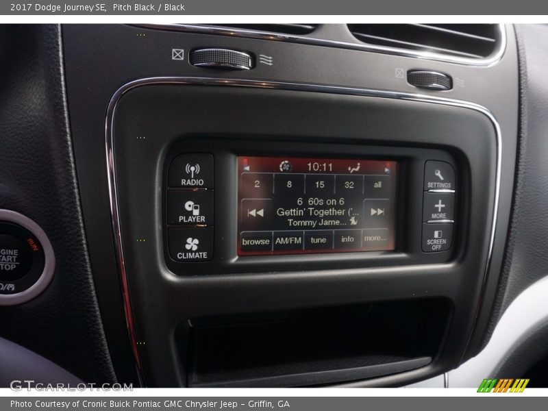 Pitch Black / Black 2017 Dodge Journey SE