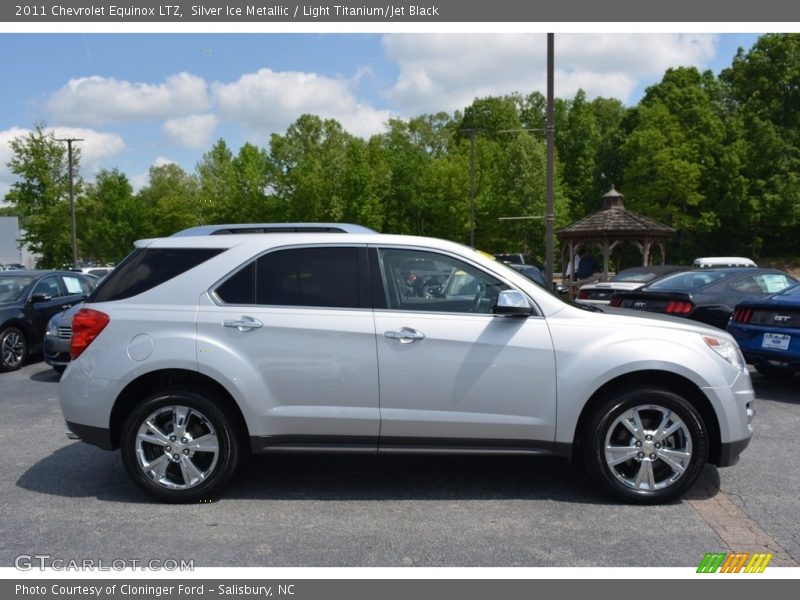 Silver Ice Metallic / Light Titanium/Jet Black 2011 Chevrolet Equinox LTZ
