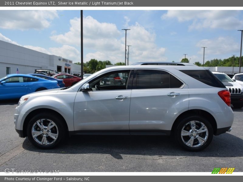 Silver Ice Metallic / Light Titanium/Jet Black 2011 Chevrolet Equinox LTZ