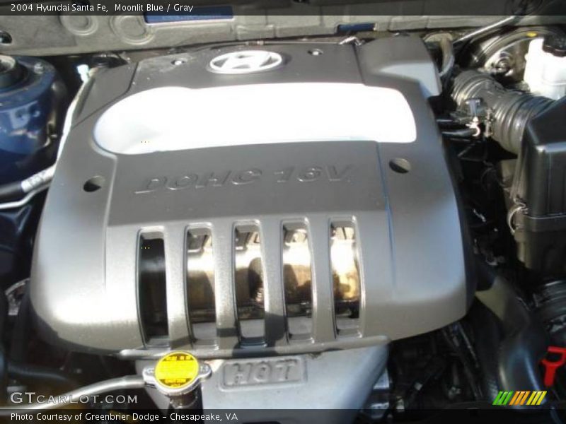 Moonlit Blue / Gray 2004 Hyundai Santa Fe