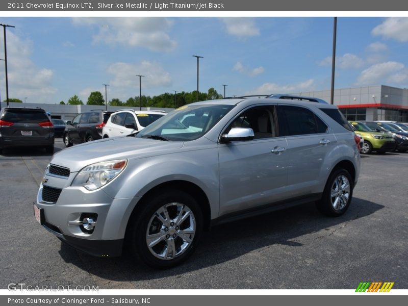 Silver Ice Metallic / Light Titanium/Jet Black 2011 Chevrolet Equinox LTZ