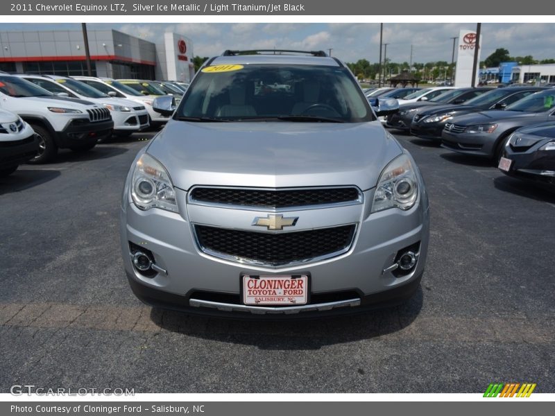 Silver Ice Metallic / Light Titanium/Jet Black 2011 Chevrolet Equinox LTZ