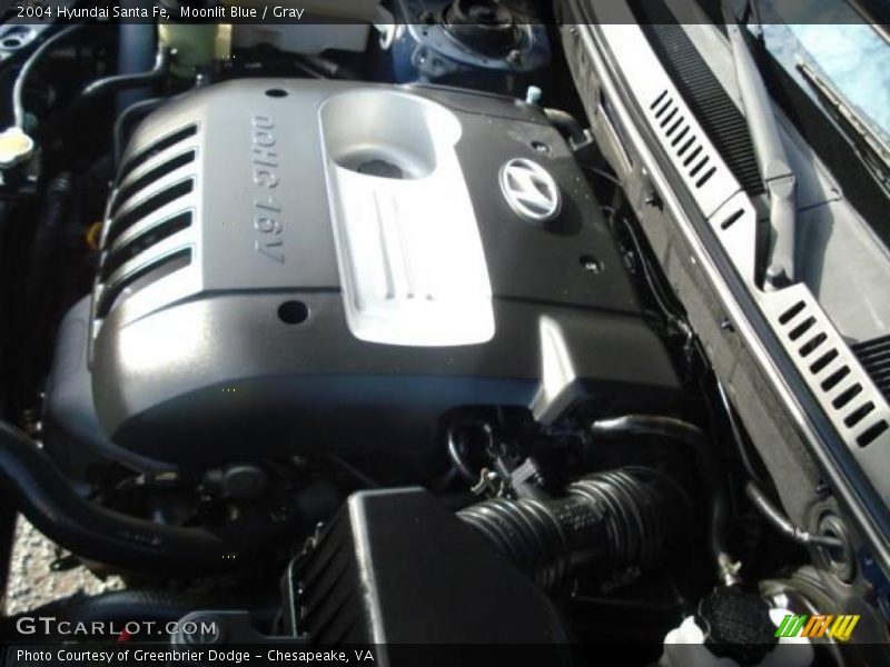 Moonlit Blue / Gray 2004 Hyundai Santa Fe