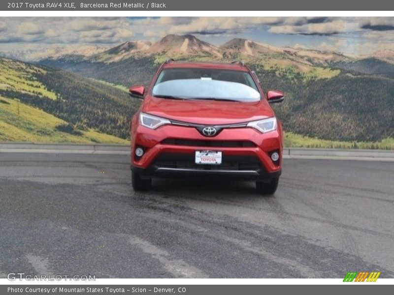 Barcelona Red Metallic / Black 2017 Toyota RAV4 XLE