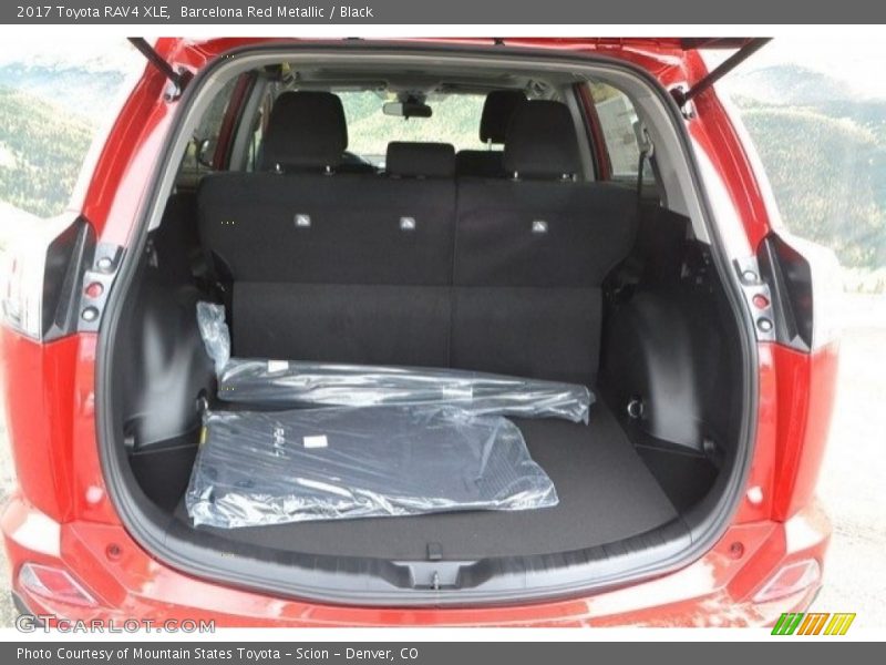 Barcelona Red Metallic / Black 2017 Toyota RAV4 XLE