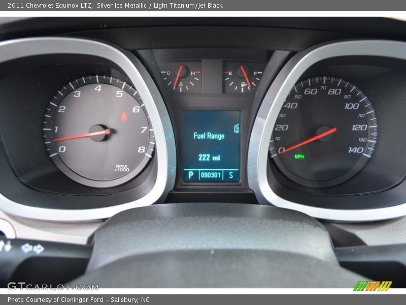 Silver Ice Metallic / Light Titanium/Jet Black 2011 Chevrolet Equinox LTZ