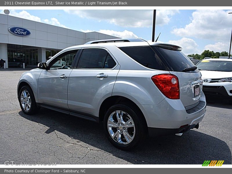 Silver Ice Metallic / Light Titanium/Jet Black 2011 Chevrolet Equinox LTZ