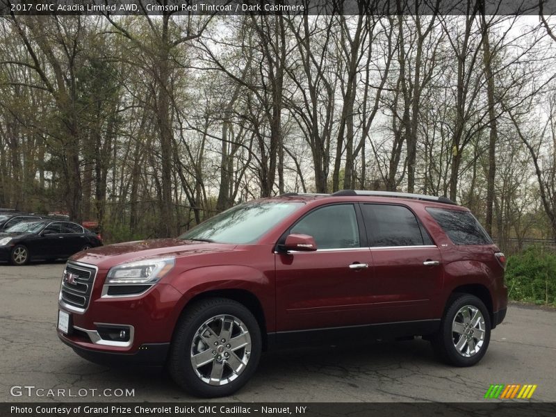 Crimson Red Tintcoat / Dark Cashmere 2017 GMC Acadia Limited AWD