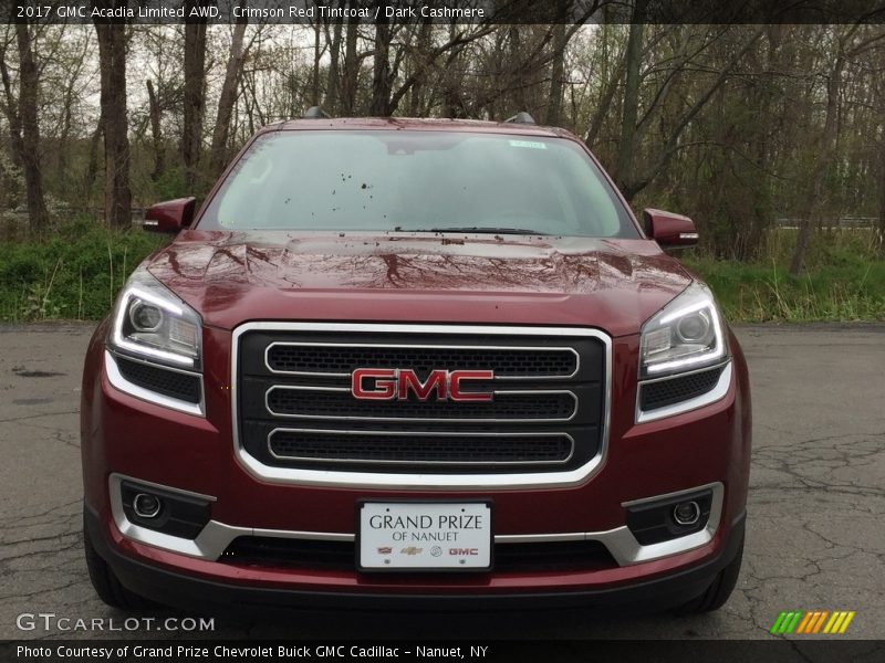 Crimson Red Tintcoat / Dark Cashmere 2017 GMC Acadia Limited AWD