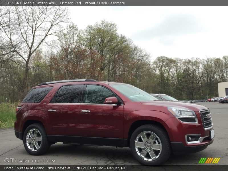 Crimson Red Tintcoat / Dark Cashmere 2017 GMC Acadia Limited AWD