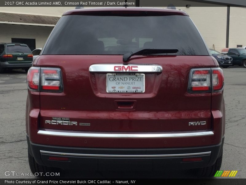 Crimson Red Tintcoat / Dark Cashmere 2017 GMC Acadia Limited AWD