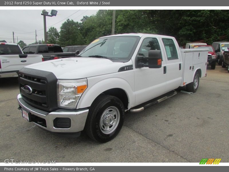 Oxford White / Steel 2012 Ford F250 Super Duty XL Crew Cab
