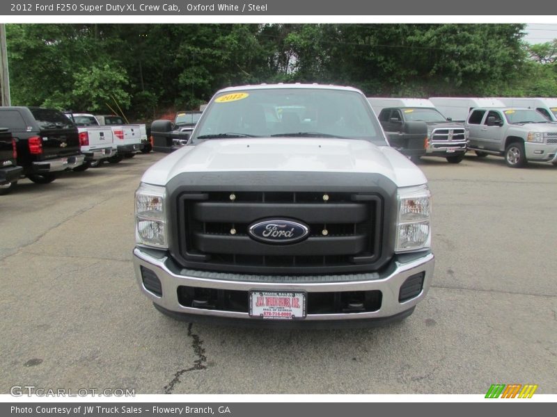 Oxford White / Steel 2012 Ford F250 Super Duty XL Crew Cab