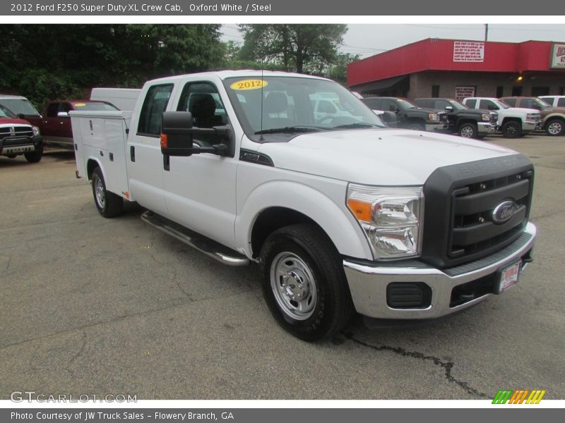 Oxford White / Steel 2012 Ford F250 Super Duty XL Crew Cab