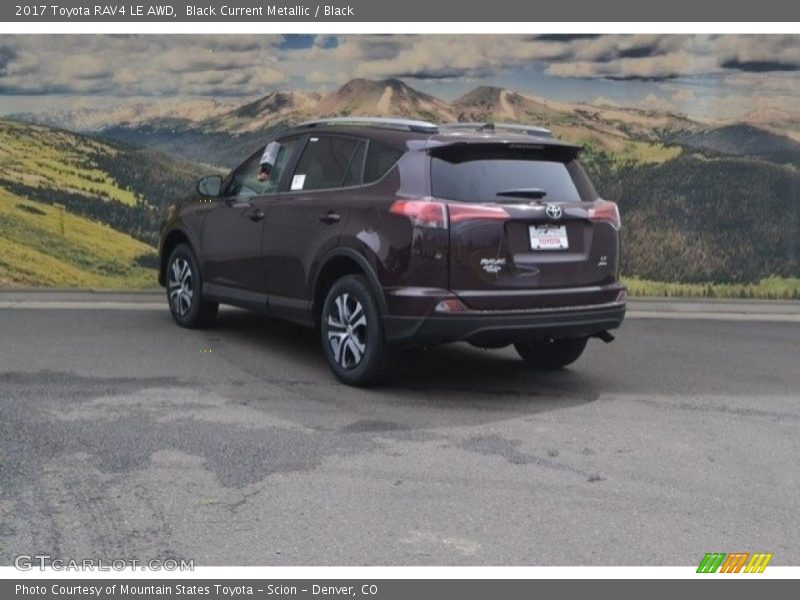 Black Current Metallic / Black 2017 Toyota RAV4 LE AWD