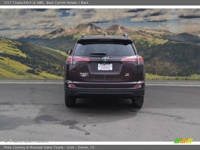 Black Current Metallic / Black 2017 Toyota RAV4 LE AWD
