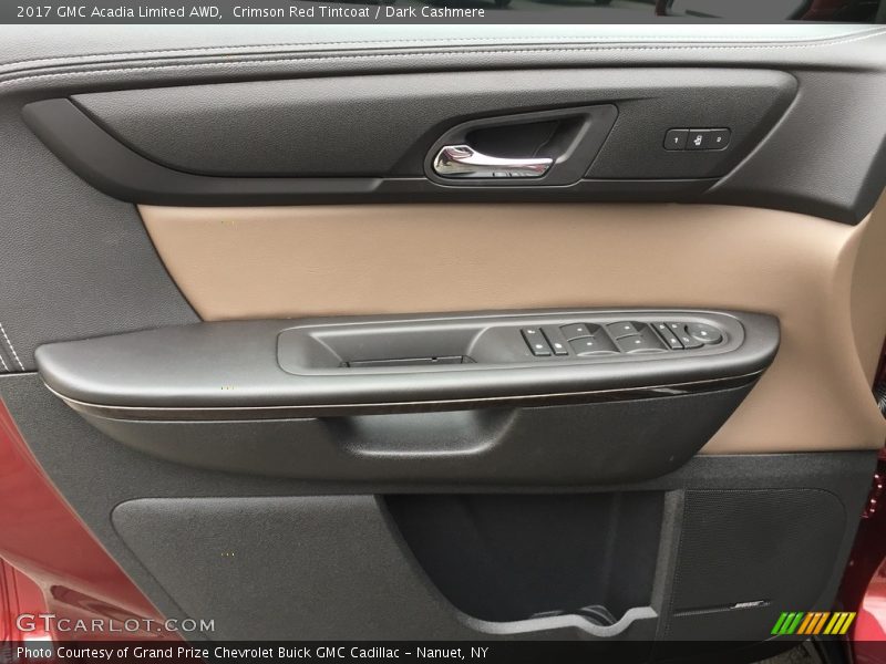 Crimson Red Tintcoat / Dark Cashmere 2017 GMC Acadia Limited AWD