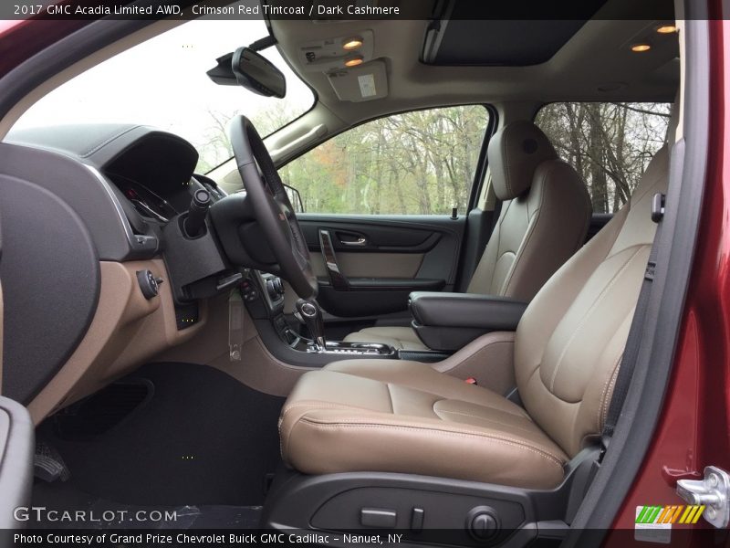 Crimson Red Tintcoat / Dark Cashmere 2017 GMC Acadia Limited AWD
