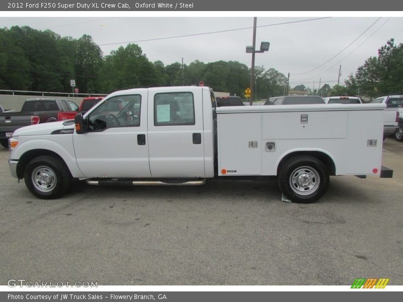 Oxford White / Steel 2012 Ford F250 Super Duty XL Crew Cab