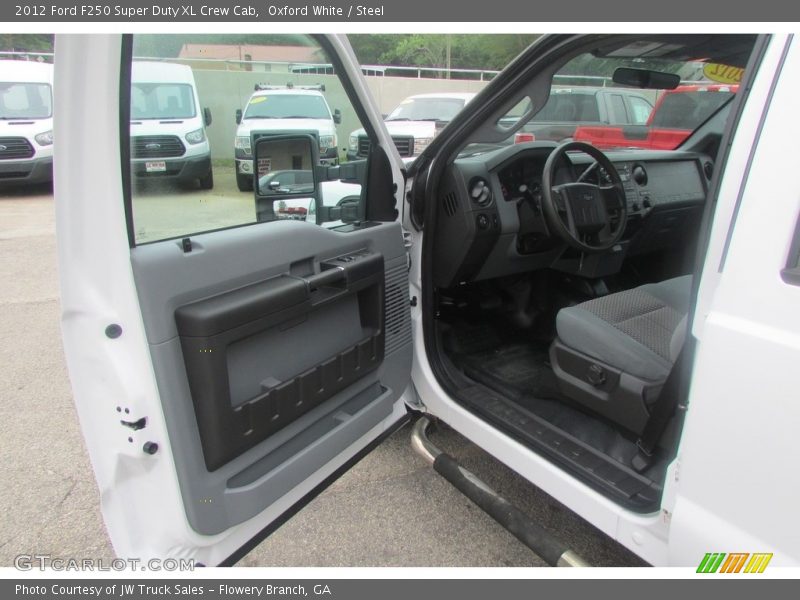 Oxford White / Steel 2012 Ford F250 Super Duty XL Crew Cab